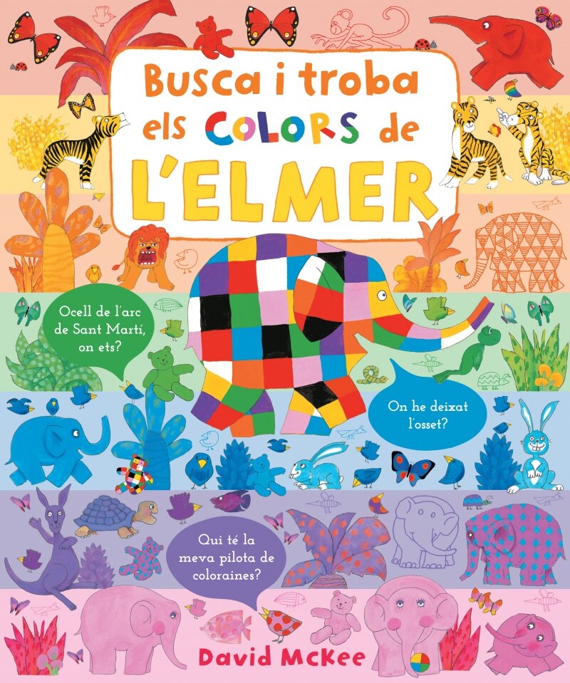 L'Elmer. Llibre de cartró - Busca i troba els colors de l'Elmer 3