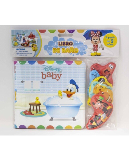 Disney Baby. Libro de baño: Libro con seis figuras 1