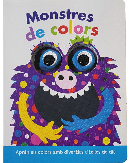 LLIBRE AMB TITELLES DE DIT. MONSTRES DE COLORS 1