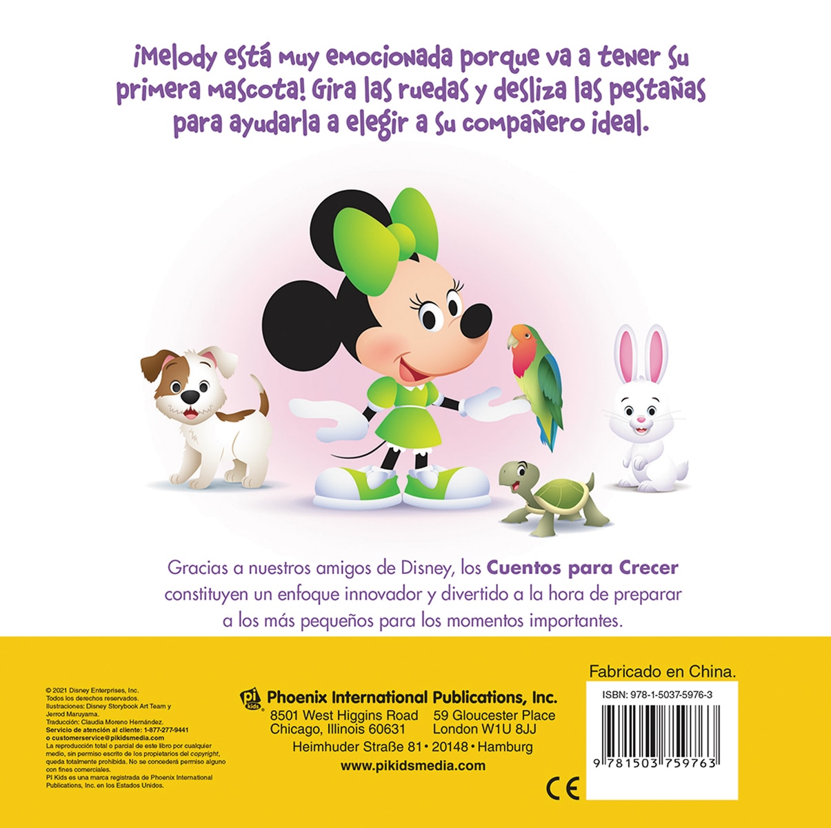 LA PRIMERA MASCOTA. DISNEY CUENTOS PARA CRECER: ¡GIRA Y DESLIZA PARA DESCUBRIR UNA SORPRESA! (Capa dura) 2