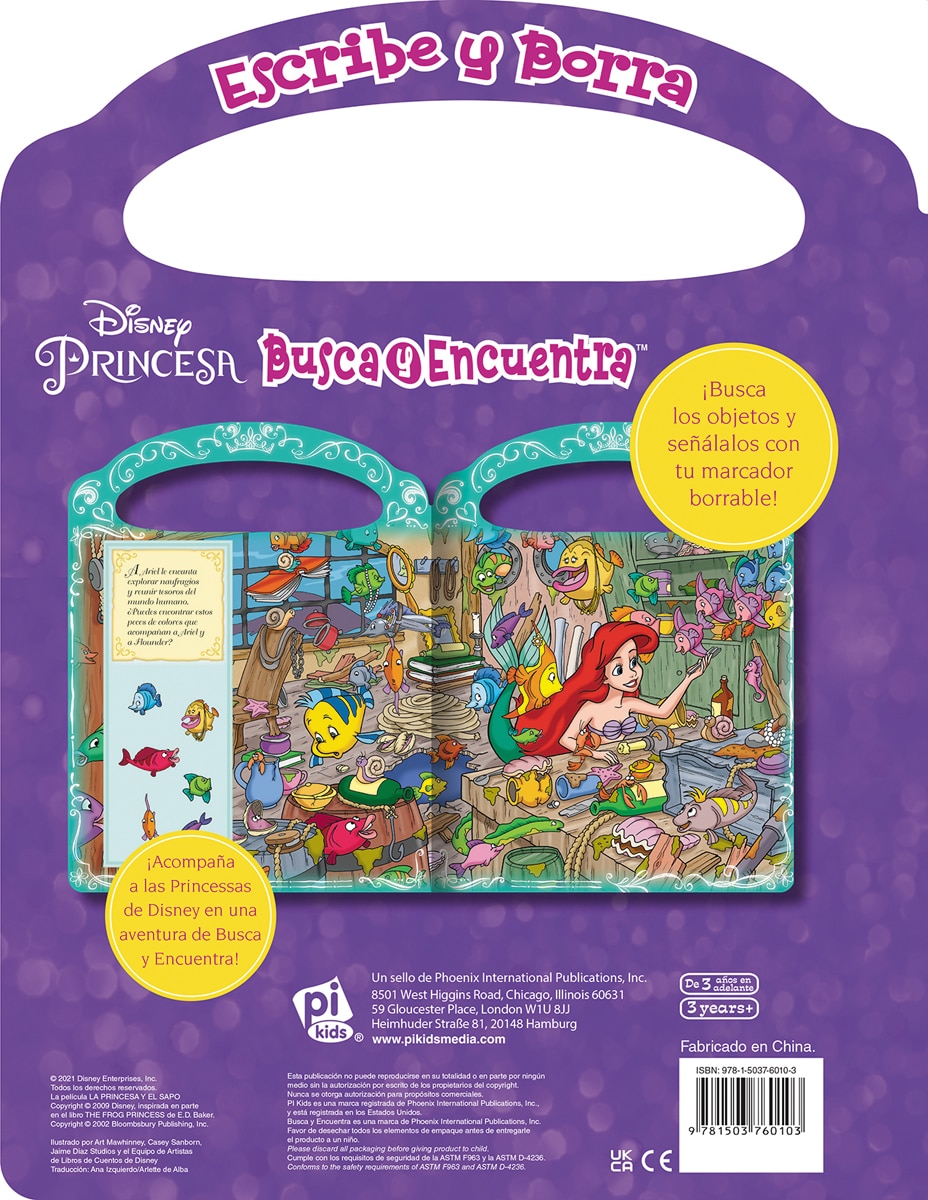 PINTAR Y BORRAR PRINCESAS WELF (Capa dura) 2
