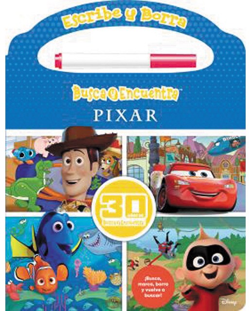 PINTAR Y BORRAR PIXAR WELF