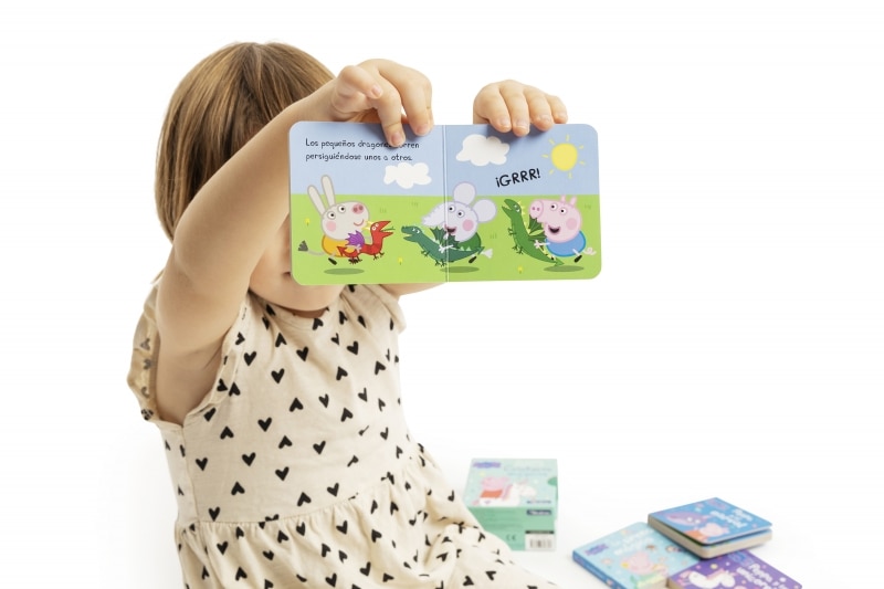 Peppa Pig. Libro juguete - Mi pequeña biblioteca de criaturas mágicas. Sirenas, unicornios, narvales y dragones: Peppa y los unicornios - La sirena m 17