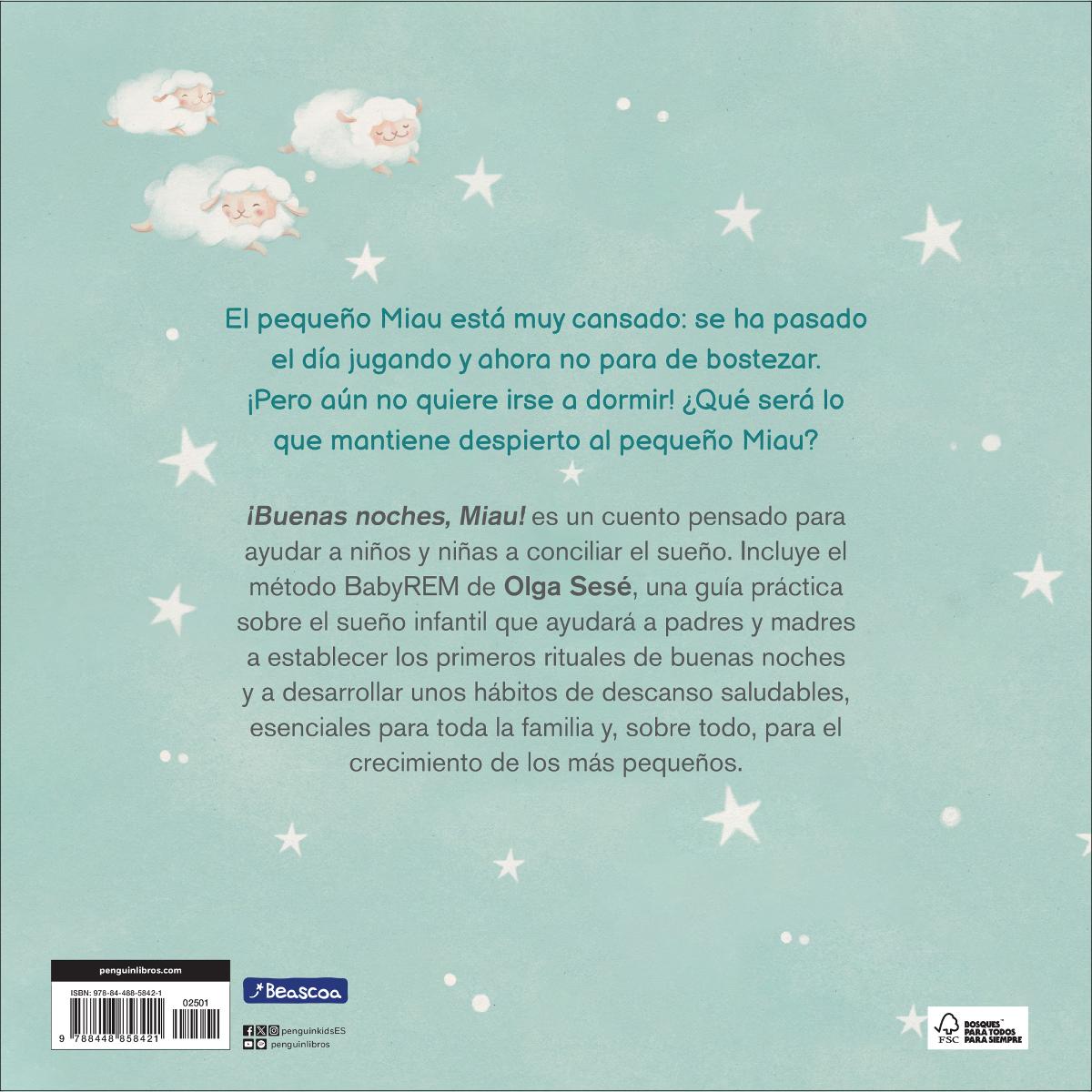 Buenas noches, Miau: Un cuento para ayudar a dormir a los más pequeños (Tapa dura) 2