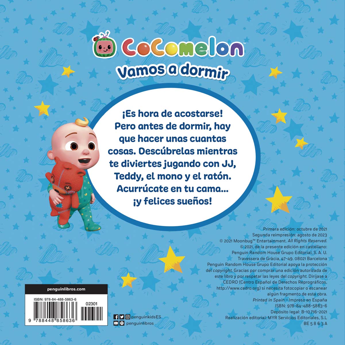 CoComelon. Libro de cartón - Vamos a dormir 5