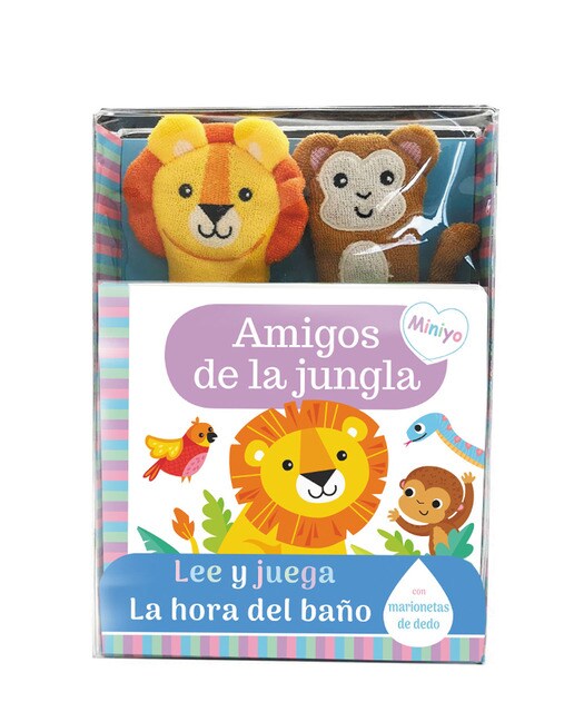Amigos de la jungla. Lee y juega. La hora del baño 1