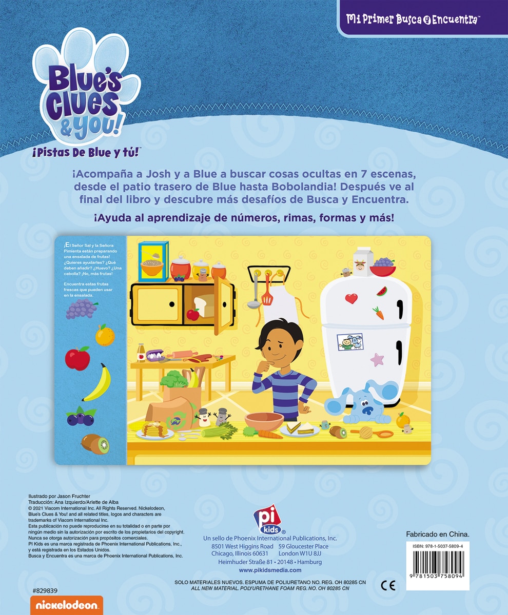 MI PRIMER BUSCA Y ENCUENTRA BLUE'S CLUES: PISTAS DE BLUE Y TU 2