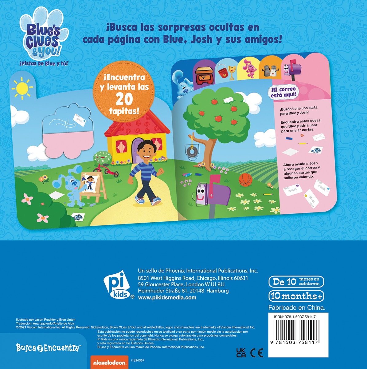 BUSCA Y ENCUENTRA CON TAPITAS BLUE'S CLUES (Capa dura) 2