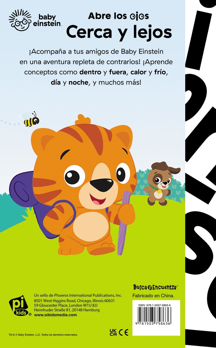CERCA Y LEJOS. ABRE LOS OJOS. BABY EINSTEIN 2