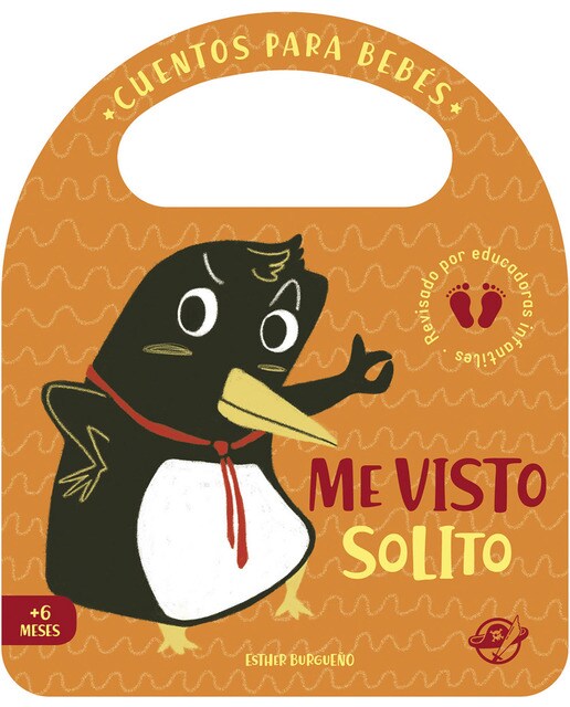 Cuentos para bebés - Me visto solito: Un cuento de cartón para aprender a vestirse, interactivo, con una solapa y con una asa 1