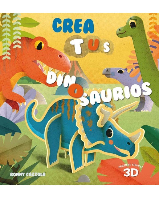 CREA TUS DINOSAURIOS (VVKIDS) (Capa dura) 1