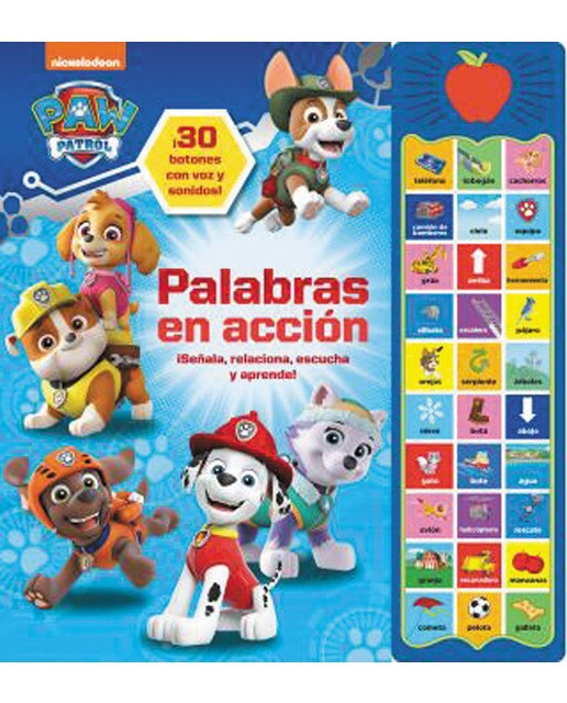 Imagem 0 de PALABRAS EN ACCION PATRULLA CANINA 30 BOTONES CON VOZ Y SONIDOS: 30 BOTONES CON VOZ Y SONIDO (Capa dura)