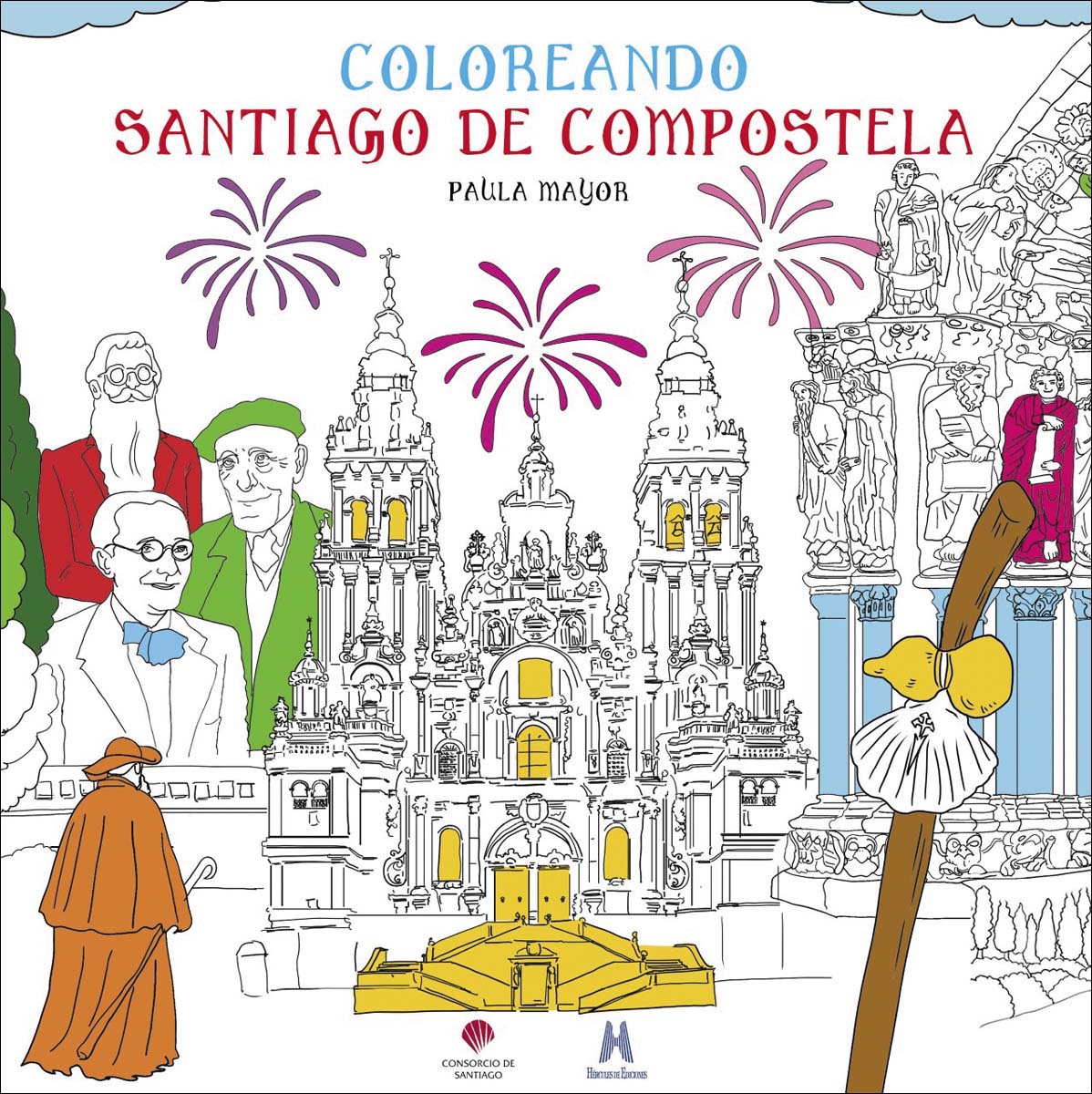Coloreando Santiago de Compostela (Capa mole com abas) 2
