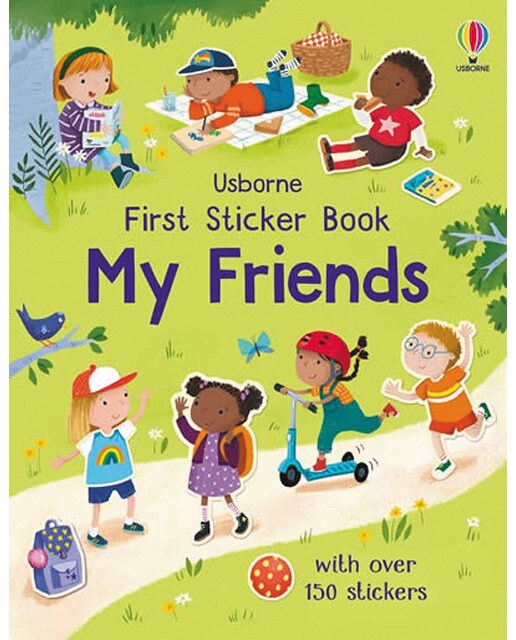 First sticker book my friends 1