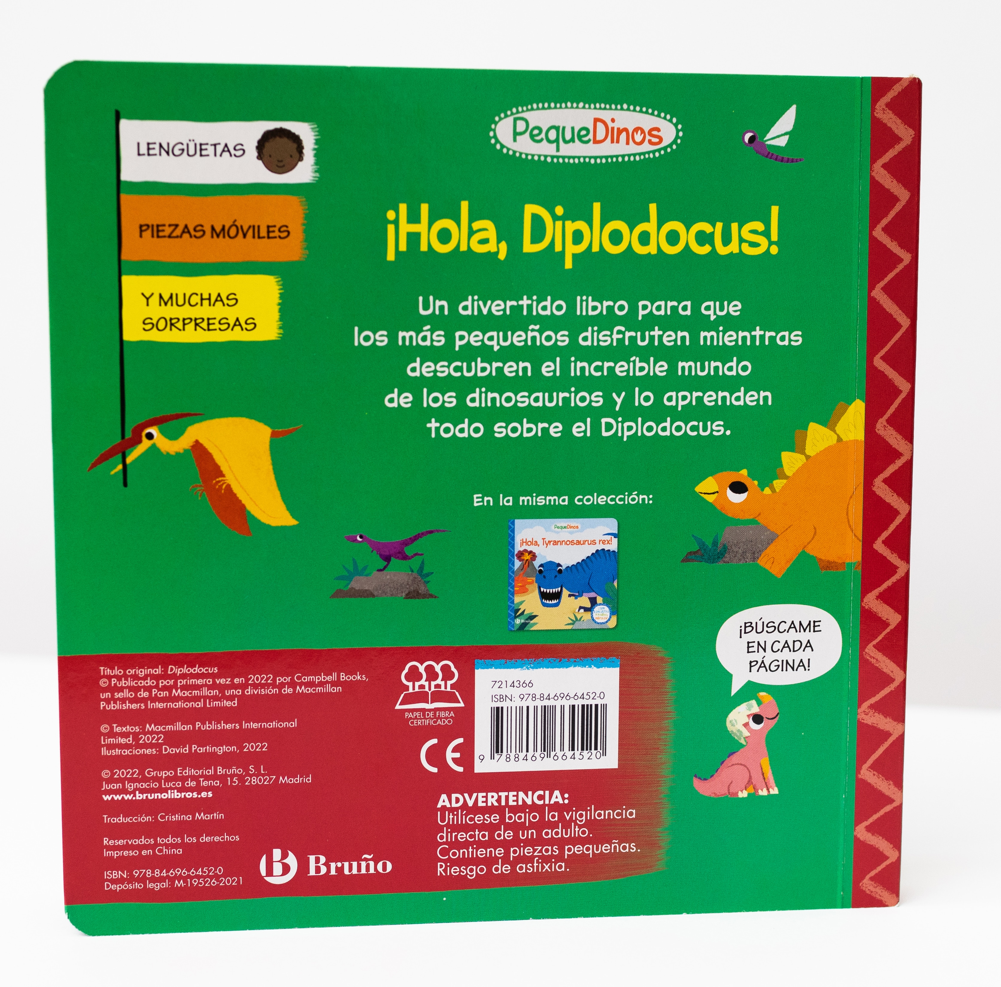 PequeDinos. ¡Hola, Diplodocus! (Capa dura) 2