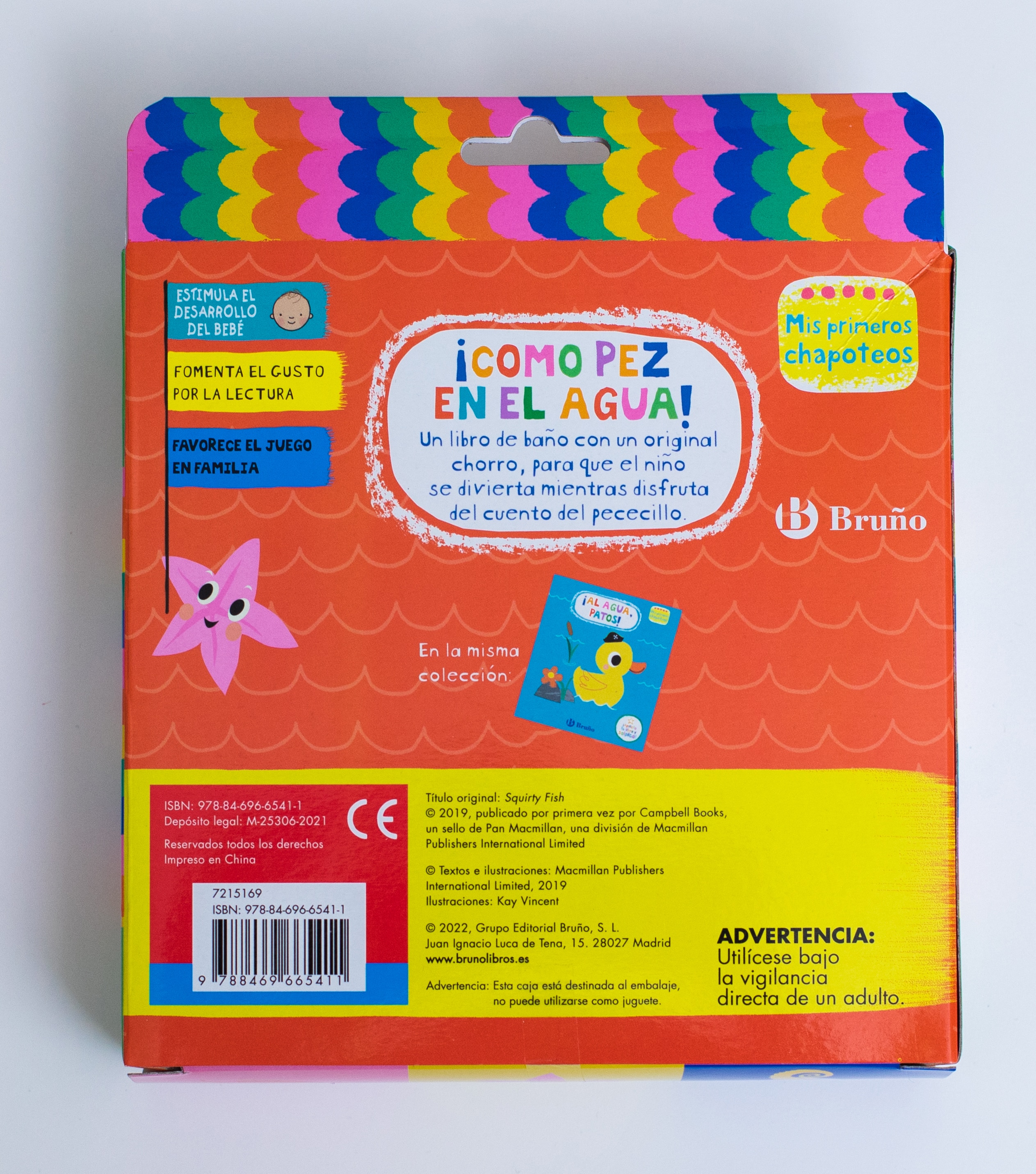 Mis primeros chapoteos. ¡Como pez en el agua!: Libro de baño 2