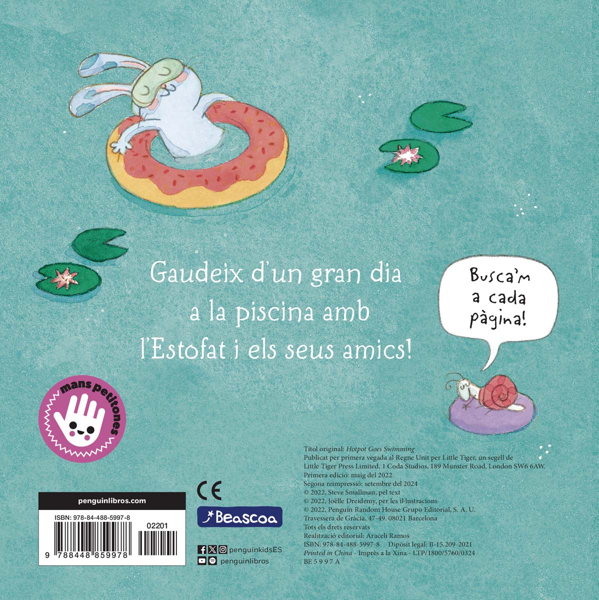 L'ovelleta va a la piscina (L'ovelleta que va venir a sopar. Llibre de cartró amb mecanismes) 4