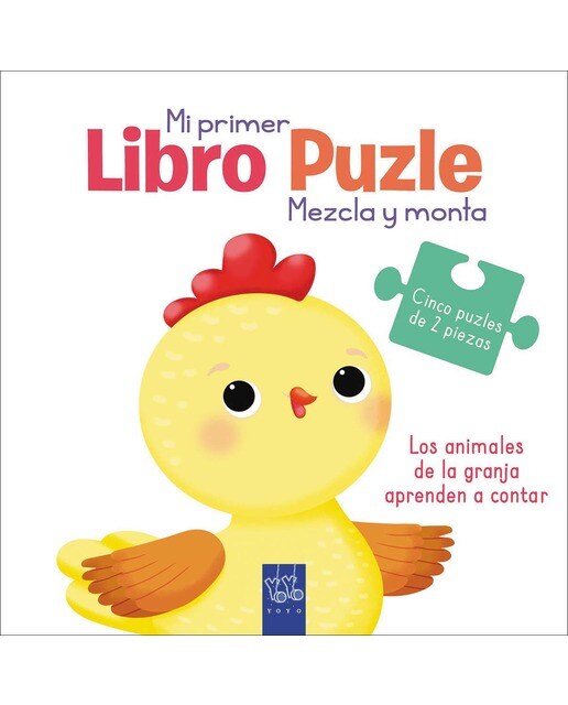 Los animales de la granja aprenden a contar: Mezcla y monta 1