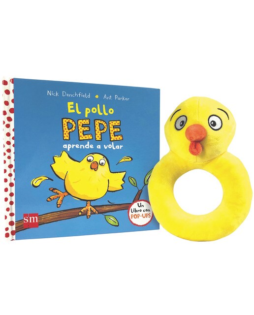 Imagen 0 de Pack el pollo Pepe aprende a volar + Sonajero (Tapa dura)