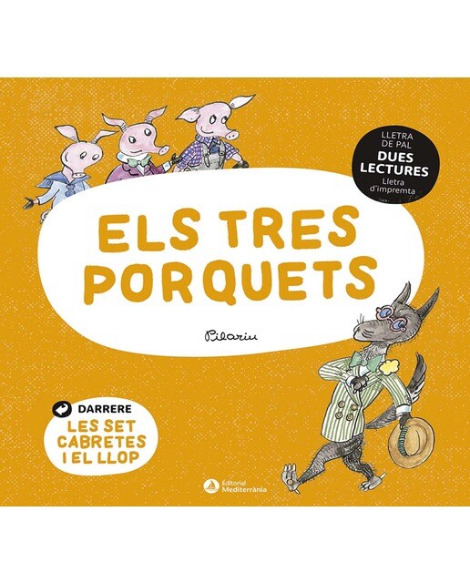 Imagem 0 de DUES LECTURES. Els tres porquets. Les set cabretes (Capa dura)