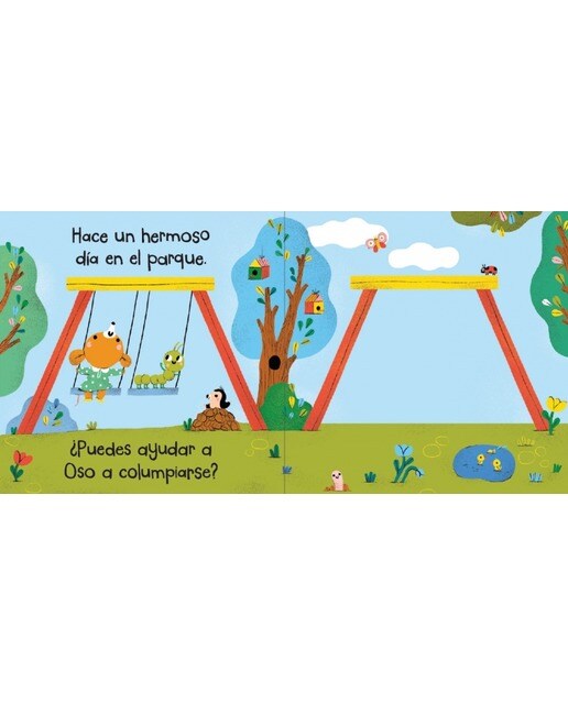 Oso y Ratona - ¡Vamos al parque!: Un libro de cartón con pestañas 3