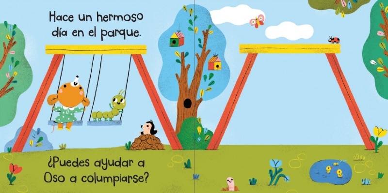 Oso y Ratona - ¡Vamos al parque!: Un libro de cartón con pestañas 5