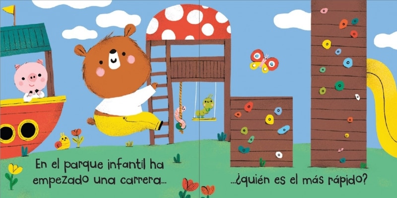 Oso y Ratona - ¡Vamos al parque!: Un libro de cartón con pestañas 6