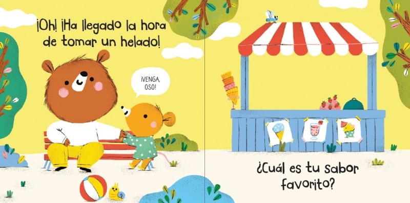 Oso y Ratona - ¡Vamos al parque!: Un libro de cartón con pestañas 7