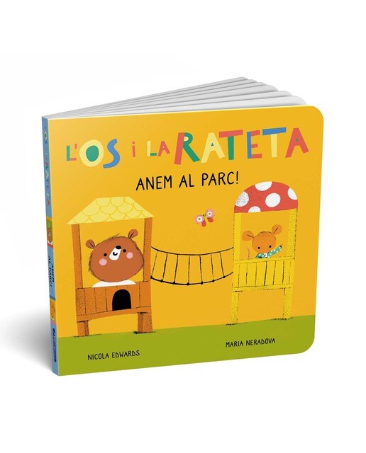 L'Ós i la Rateta - Anem al parc!: Un llibre de cartró amb pestanyes 1