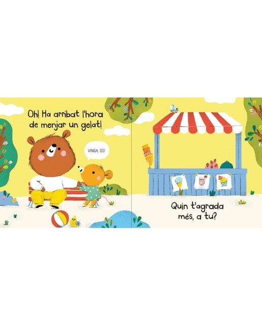 L'Ós i la Rateta - Anem al parc!: Un llibre de cartró amb pestanyes 2