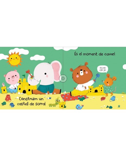 L'Ós i la Rateta - Anem al parc!: Un llibre de cartró amb pestanyes 3