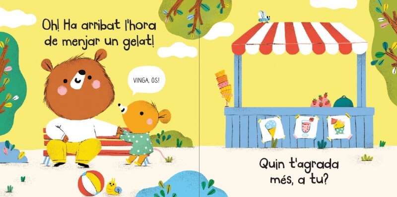 L'Ós i la Rateta - Anem al parc!: Un llibre de cartró amb pestanyes 5