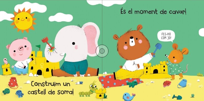 L'Ós i la Rateta - Anem al parc!: Un llibre de cartró amb pestanyes 6