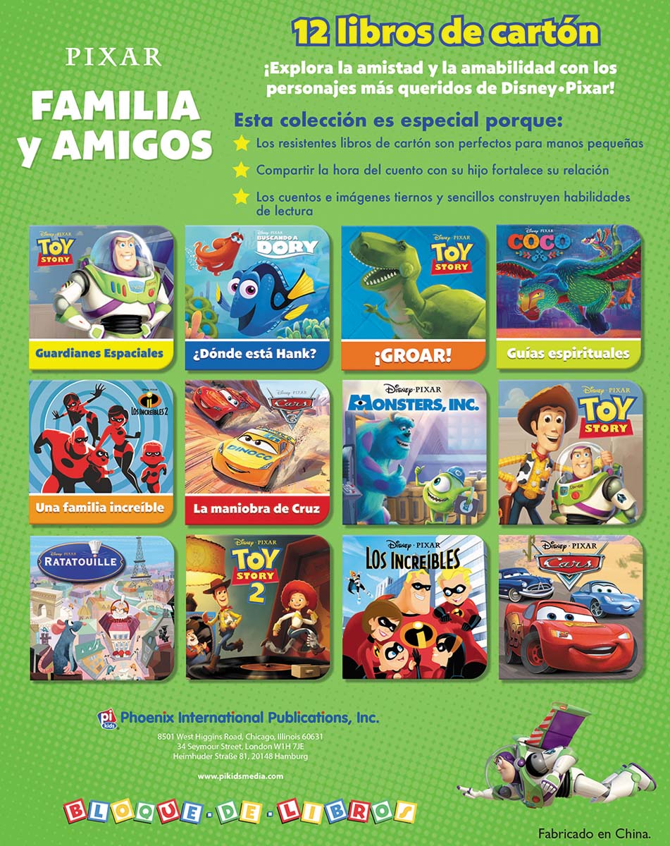 MI PRIMERA LIBRERÍA PIXAR. FAMILIA Y AMIGOS. M1L (Capa dura) 2