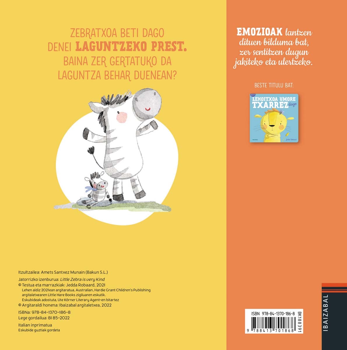 Zebratxoa oso atsegina da(Tapa dura) 2