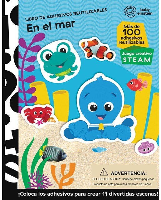 EN EL MAR. LIBRO DE ADHESIVOS REUTILIZABLES BABY EINSTEIN (Capa mole) 1