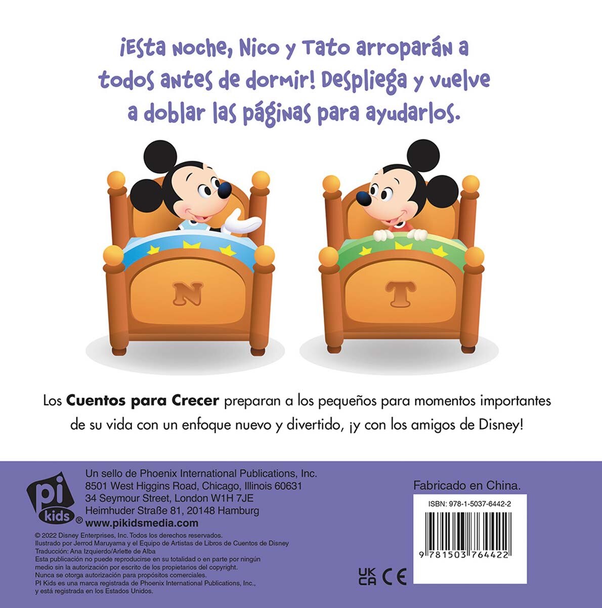 LISTOS PARA DORMIR. DISNEY CUENTOS PARA CRECER: ¡CON PÁGINAS DESPLEGABLES! (Capa dura) 2