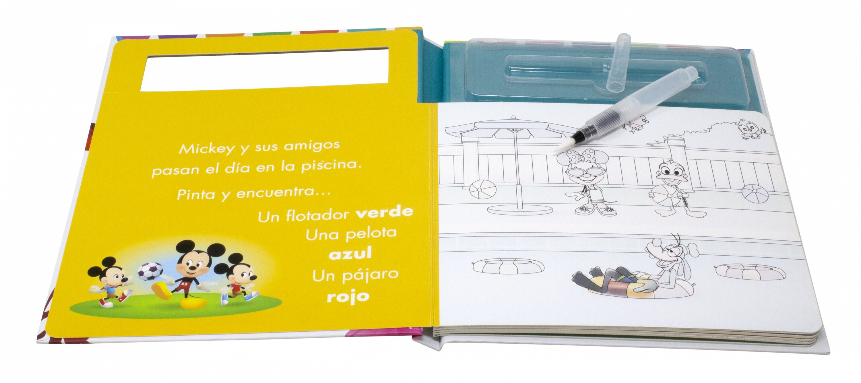 Disney baby. Pinta con agua: Descubre los colores ¡pintando solo con agua 3