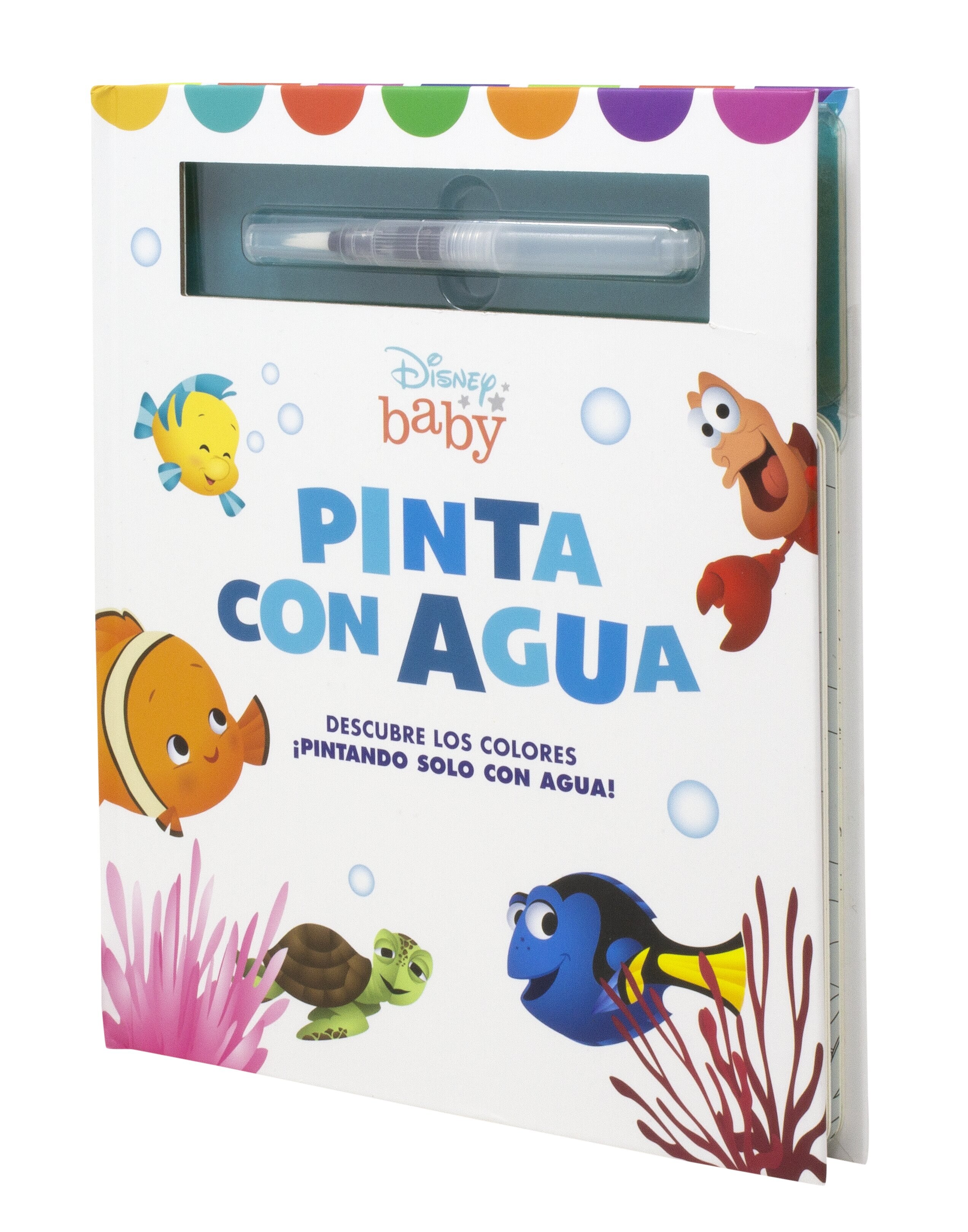 Disney baby. Pinta con agua: Descubre los colores ¡pintando solo con agua 4