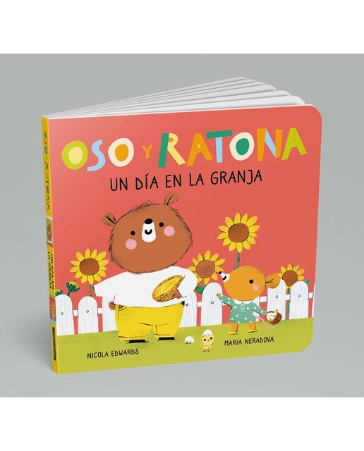 Imagem 0 de Oso y Ratona - Un día en la granja: Un libro de cartón con pestañas