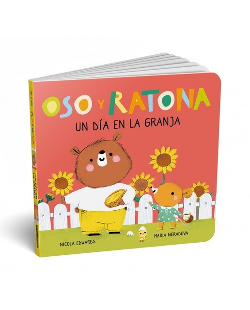 Oso y Ratona - Un día en la granja: Un libro de cartón con pestañas 2