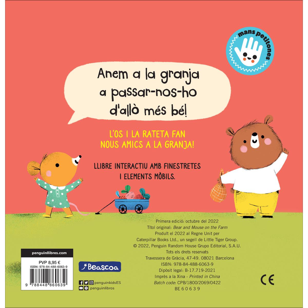 L'Ós i la Rateta - Un dia a la granja: Un llibre de cartró amb pestanyes 2