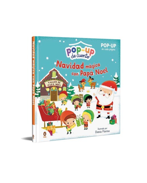 Navidad mágica con Papá Noel (Pop-up de cuento): Con Pop-Up en cada página para niños y niñas (Capa dura) 1