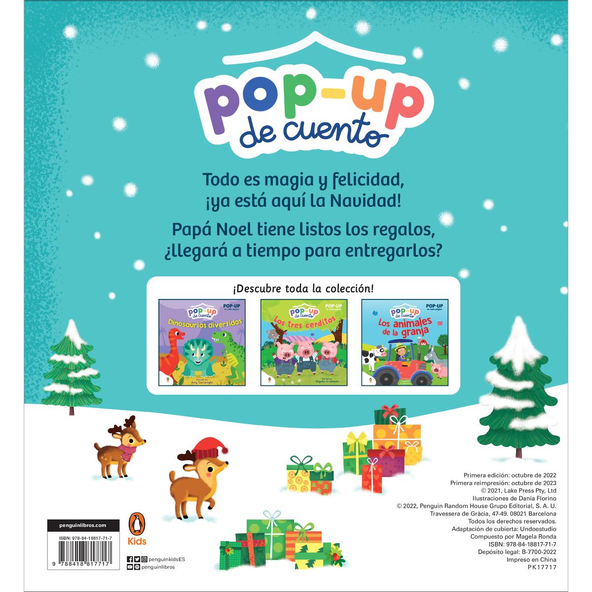 Navidad mágica con Papá Noel (Pop-up de cuento): Con Pop-Up en cada página para niños y niñas (Capa dura) 2