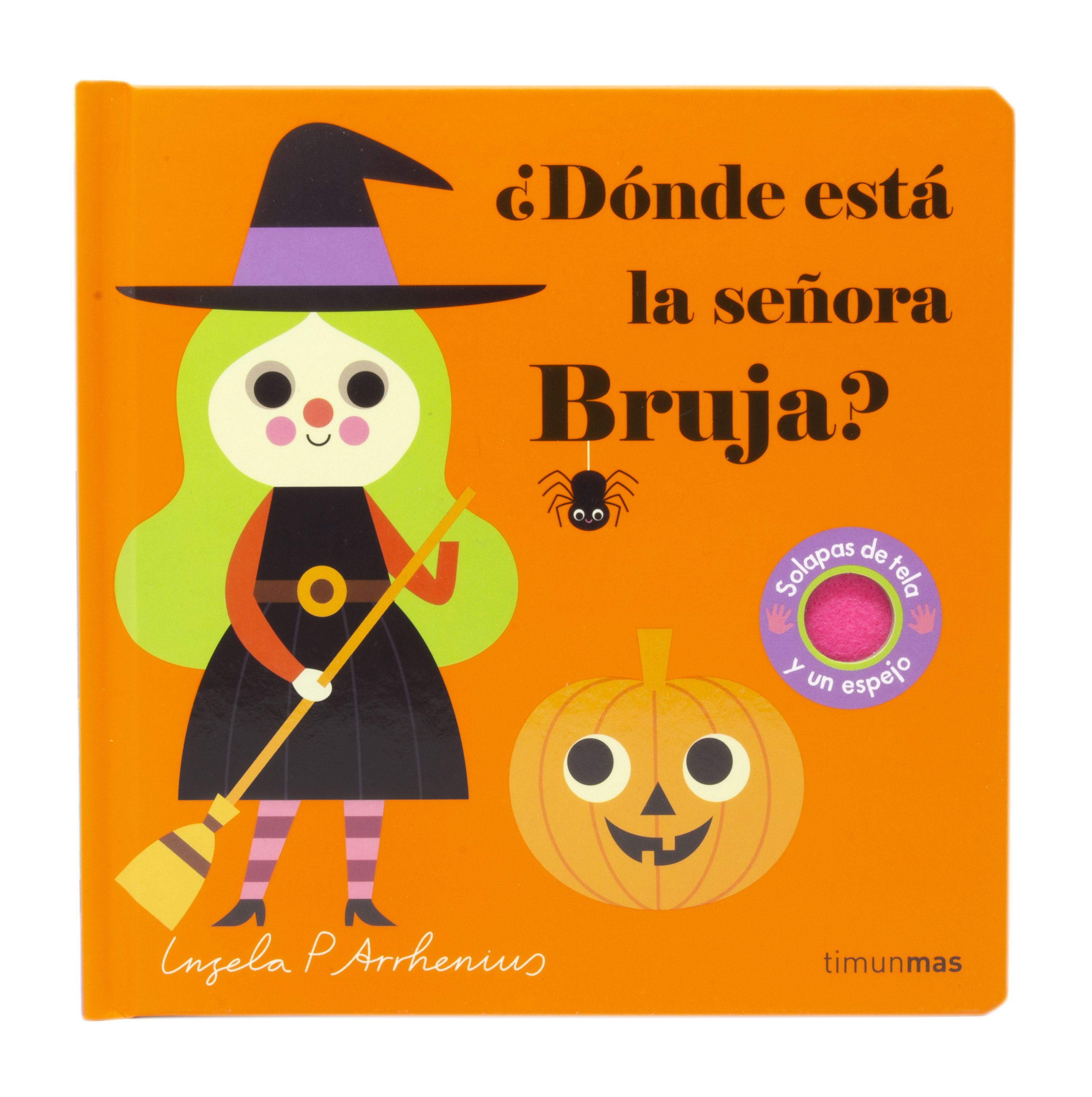 ¿Dónde está la señora Bruja?: Solapas de tela y un espejo 3
