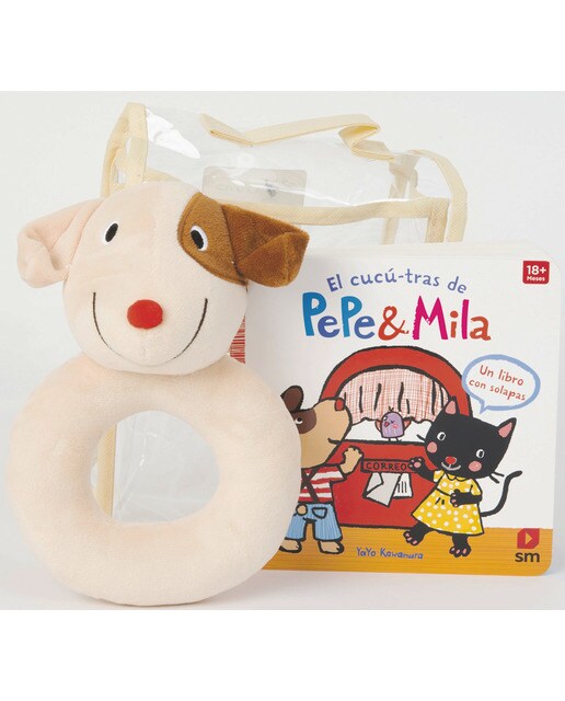 Pack sonajero Cucú-tras Pepe y Mila (Capa dura) 1