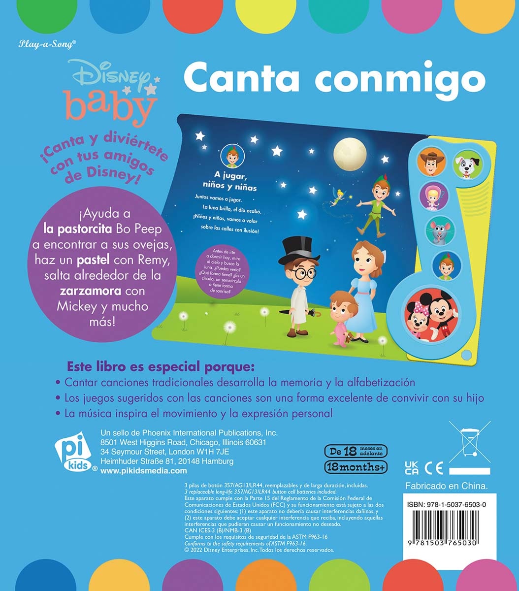 CANTA CONMIGO. LA NOTA MUSICAL DISNEY BABY LMN 6B (Capa dura) 2