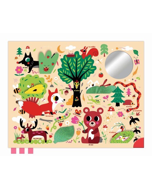 Mi tapiz de juego de los animales del bosque 1