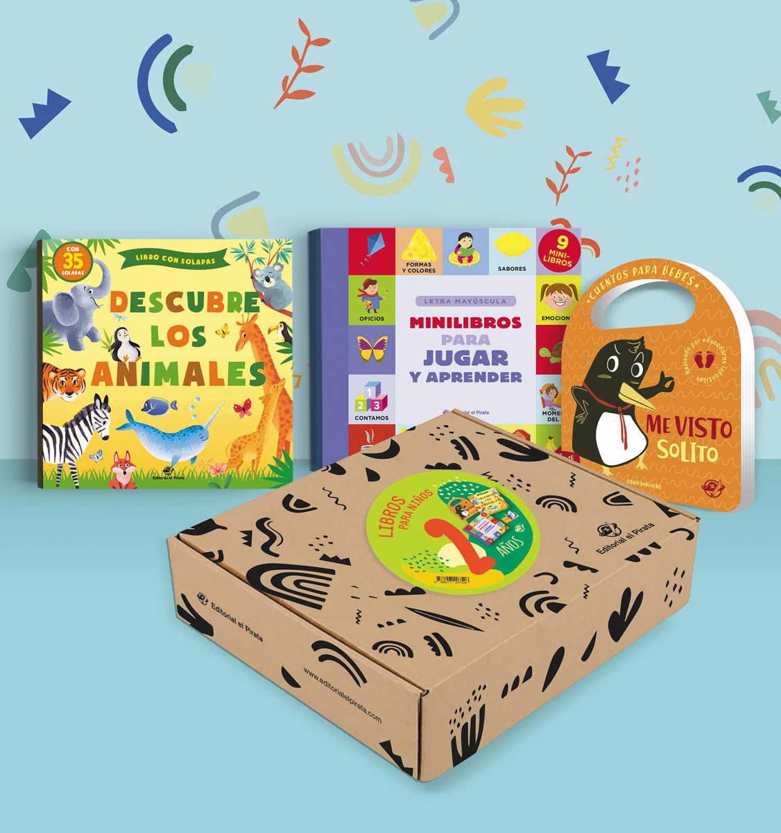 Libros para niños 2 años: Lote de 3 libros distintos para regalar a niños de 2 años 1