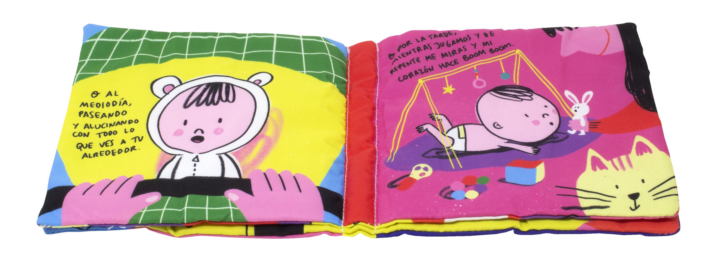 El momento más feliz. Libro de tela 2